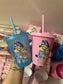 Custom Cups With Lids & Straws